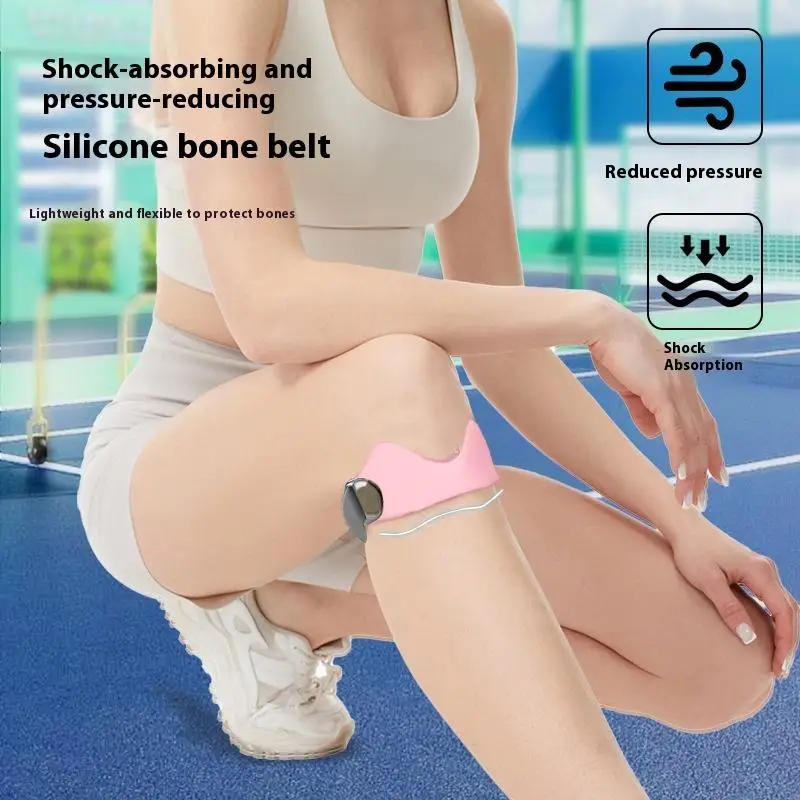 1PC regolabile in silicone tendine rotuleo supporto per cinturino al ginocchio protezione fissa altamente elastico flessibile per regalo sportivo