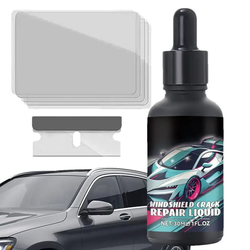 

30ml Car Windshield Windscreen Glass Repair Glue Auto Cracked Glass Repair Kit Scratch Resin Glass Curing agents Car Accessories