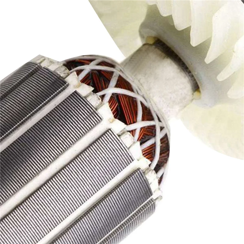 

【Shopper’S-Favorite!】2X 220V Rotor Anchor Replace For Hitachi 360591E DH40MRY DH40M DH40MR DH40SR Spline Shank Rotary Hammer