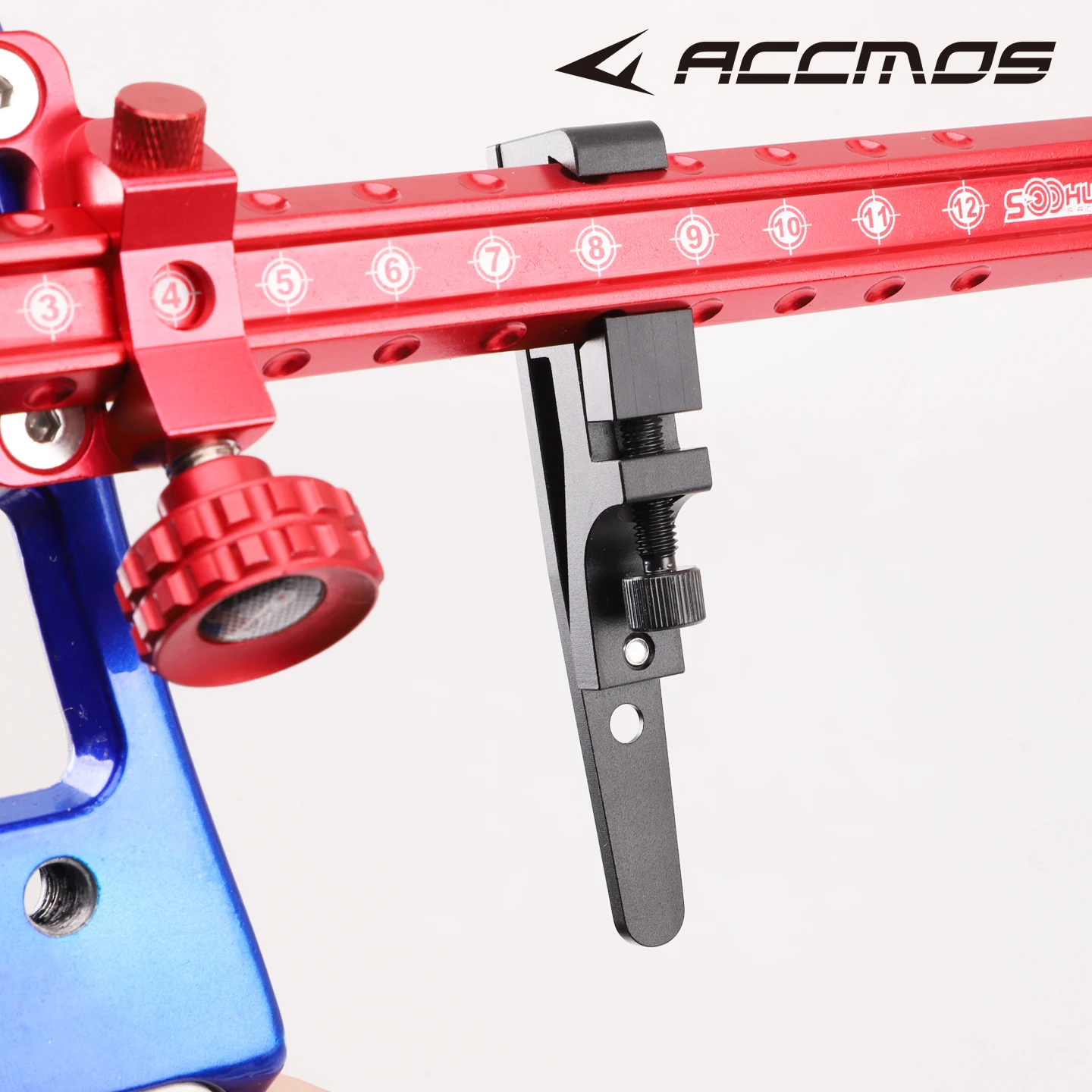 ACCMOS 3K Carbonfaser Clicker Extender für Recurvebögen – Signalplatte für Release-Position, Wettkampf-Zielschießzubehör – Detail 1