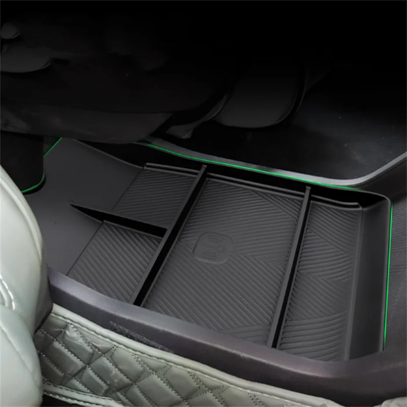For CHERY ICAR 03 2024 2025 Interior Moulding Central Storage Box Pallet Armrest Container Box Cover ABS 1PCS