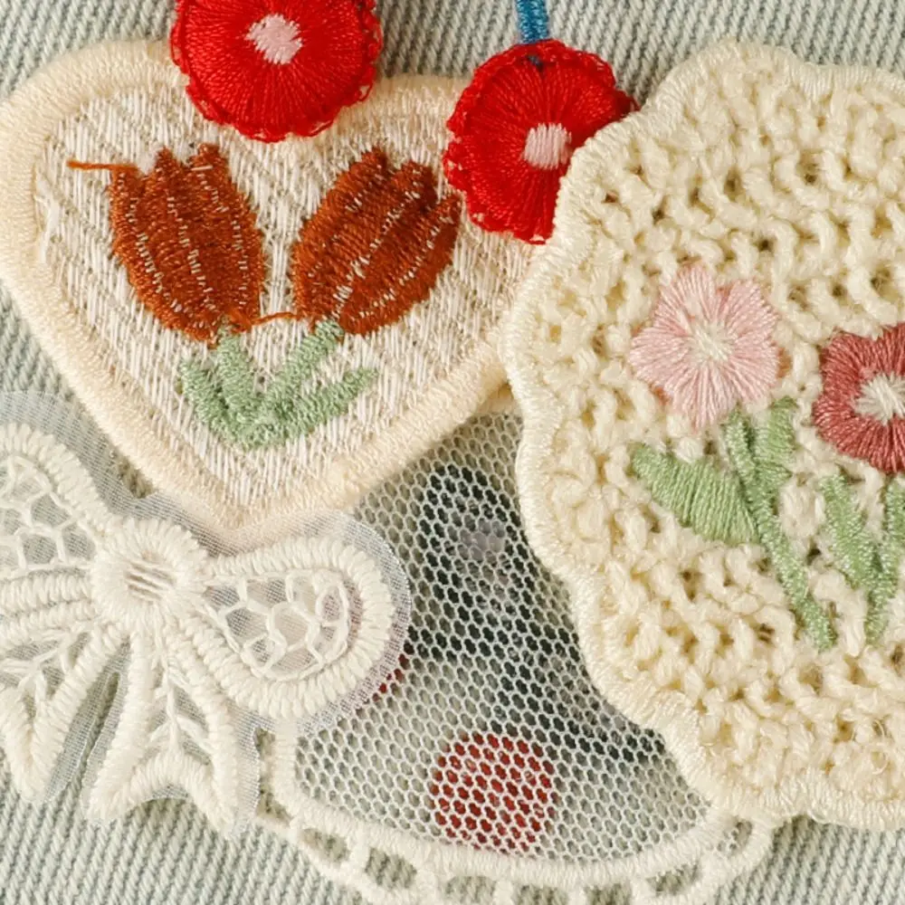 Patch brodé sans fleur, accessoires d'insigne de vêtements à coudre, applique de bricolage, haute qualité