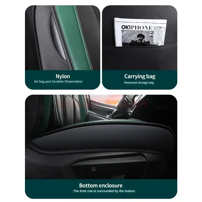 Coprisedile auto universale in pelle PU 1 PC per Geely tutti i modelli geometria C Atlas Coolray Emgrand EC7 accessori interni Tugella