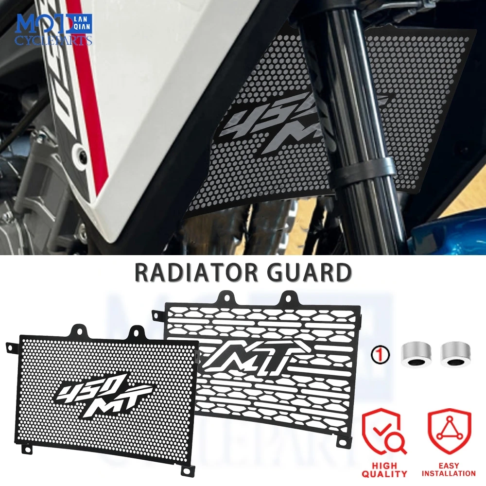

For CFMOTO 450MT 2024 2025 2026 Motorcycle Accessories 450 MT Radiator Grille Guard Engine Cooler Grill Cover Cooler protector