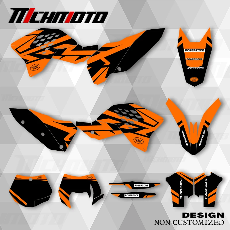 

MCHMFG новый стиль графические наклейки наборы наклеек для KTM EXC 2008 2009 2010 2011 SXF 2007 2008 2009 2010