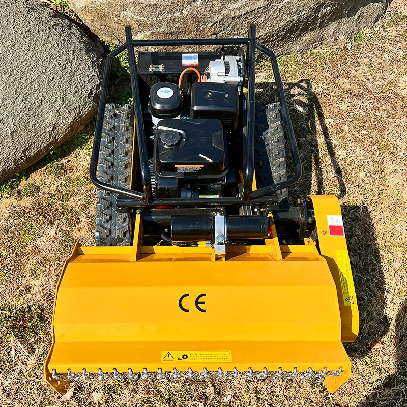 Customized Automatic Industrial Lawn Mowers Industrial Automatic Grass Cutter Remote Control Robot  Lawn Mow