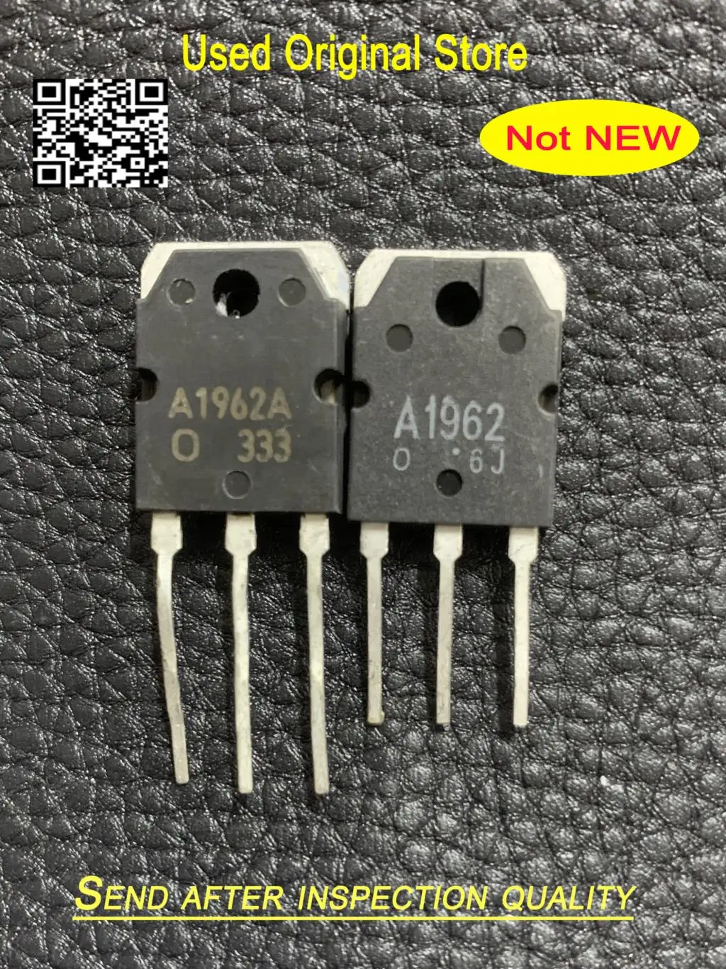 Used original 10PCS=5pair 2SA1962 2SC5242 (5pcs A1962 + 5pcs C5242) TO-3P In Stock