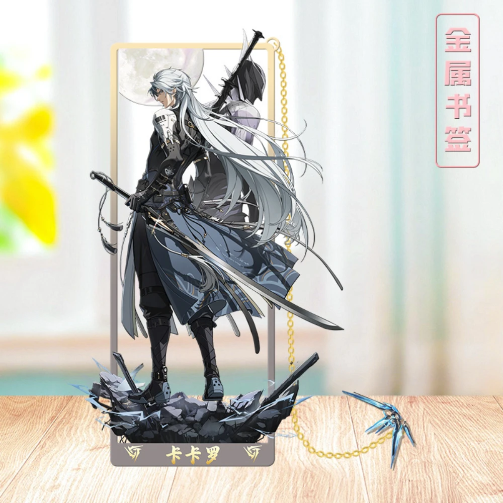 Anime Wuthering Waves Yinlin Verina CALCHARO Jianxin Jiyan Baizhi Encore Metal Bookmark Props Card Halloween