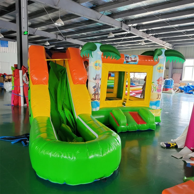 

Factory Direct Sell Inflatable Water Slide Inflatable Bouncy Combo Outdoor Amusement Trampoline Game