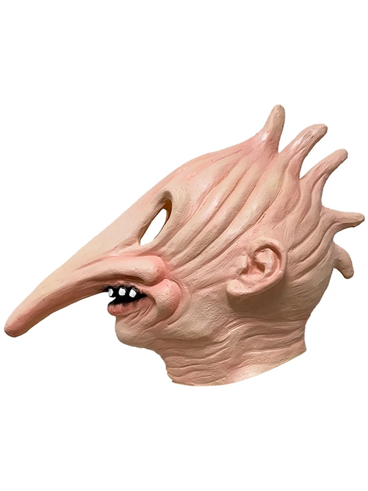 Máscaras de Adam y Barbara, accesorios de Cosplay de terror para Halloween, decoración navideña, disfraces de juego de rol, máscaras, disfraz peludo