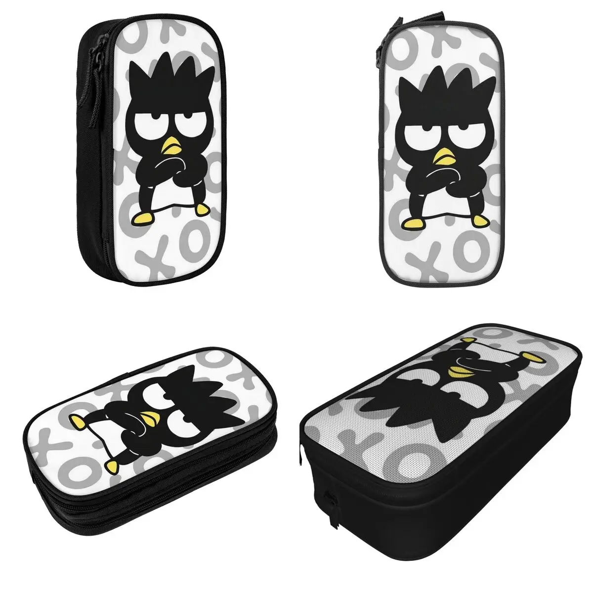 Cute Badtz Marus Penguin Face Pencil Cases Cartoon Pencilcases Pen Kids Big Capacity Bag Students School Gifts Stationery