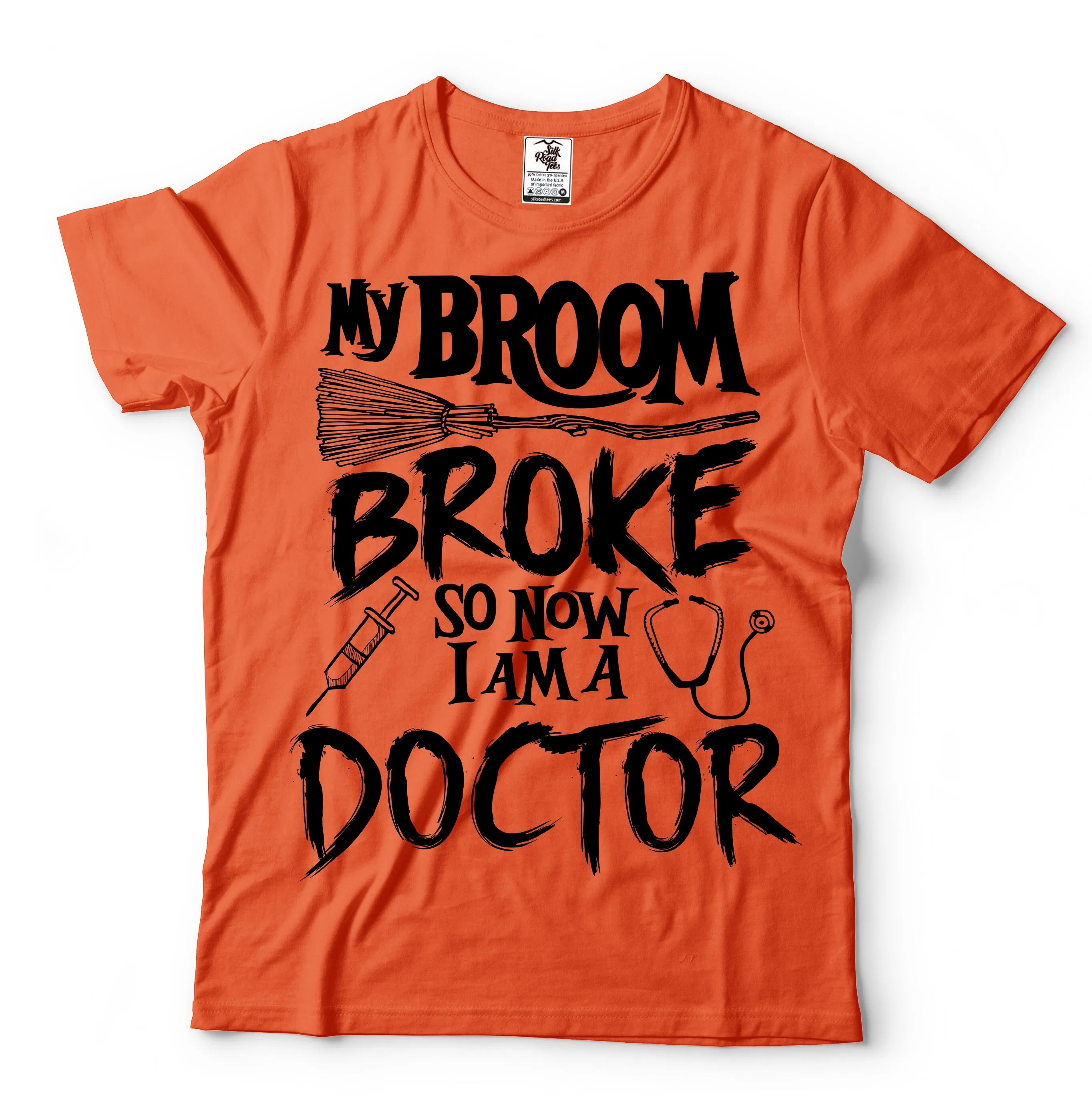 Halloween T Shirt Funny Doctor Costume Party Clubwear