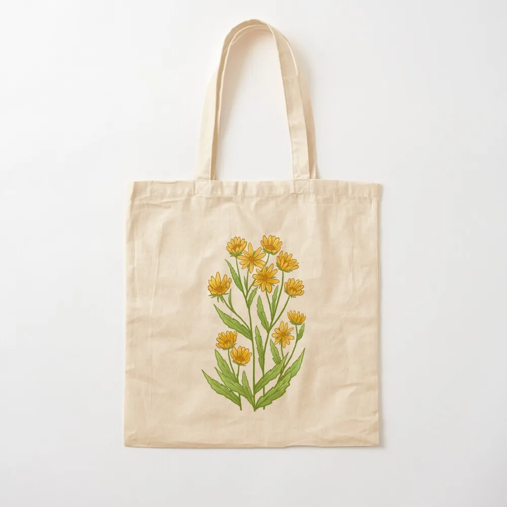 Sawtooth Sunflower Tote Bag Beach bag Canvas stote bag cute pouch Canvas for women