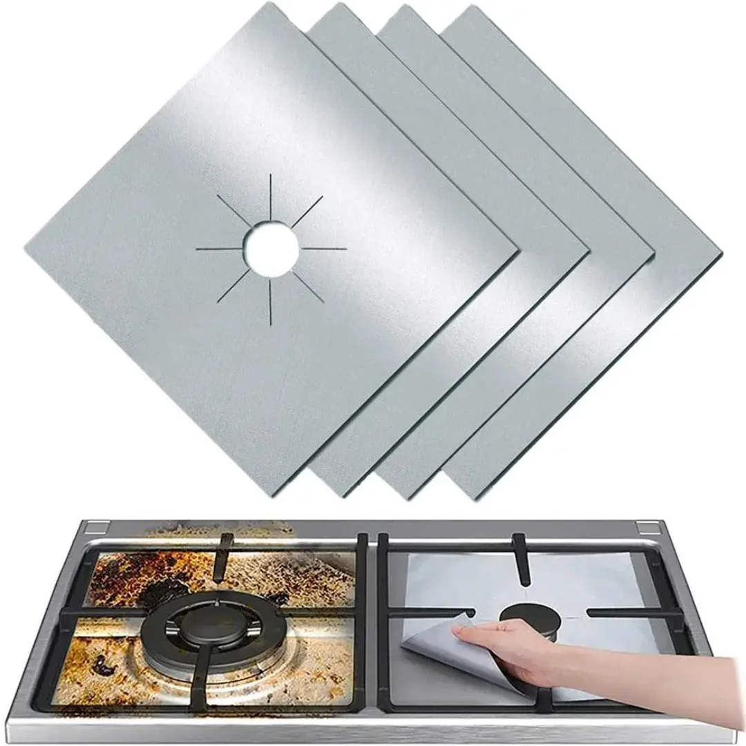 

New 27 Cm Gas Stove Surface Protection Pad Washable Oil And Dirt Resistant Cleaning Pad Liner Covers Kitchen Cleaning Accessorie