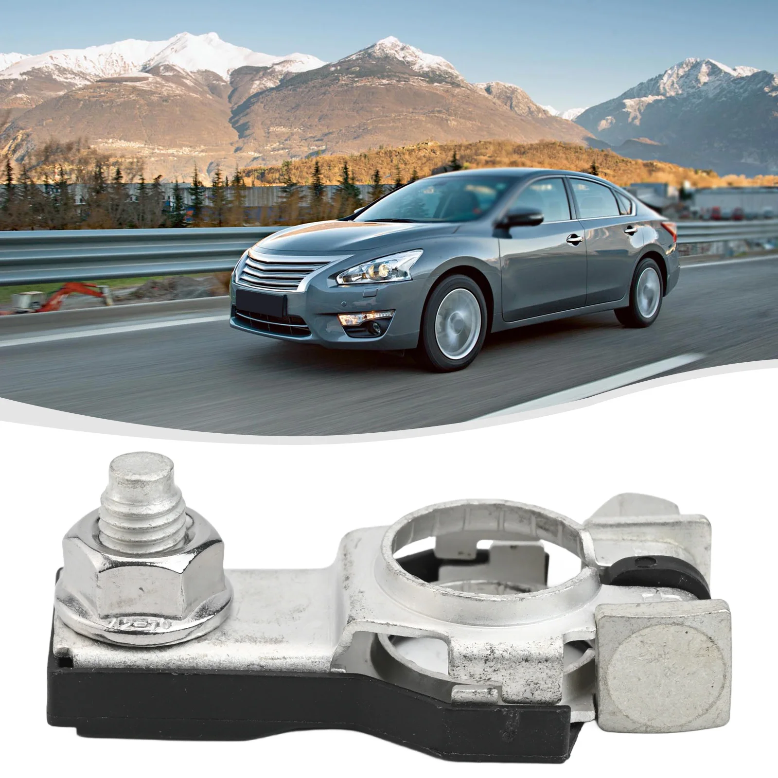 

Car Battery Replacement Positive Battery Terminal Bolt-On Connection 18mm Opening Size Easy Installation Process
