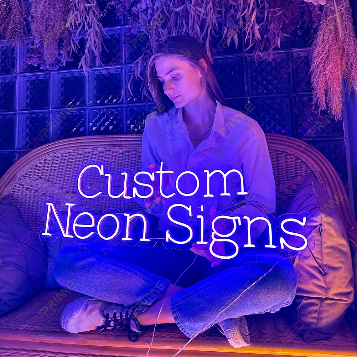 

Custom Neon Signs Personalised Name Led Neon Light Company Logo Birthday Party Wedding Room Wall Decor Night Lamp Dimmable