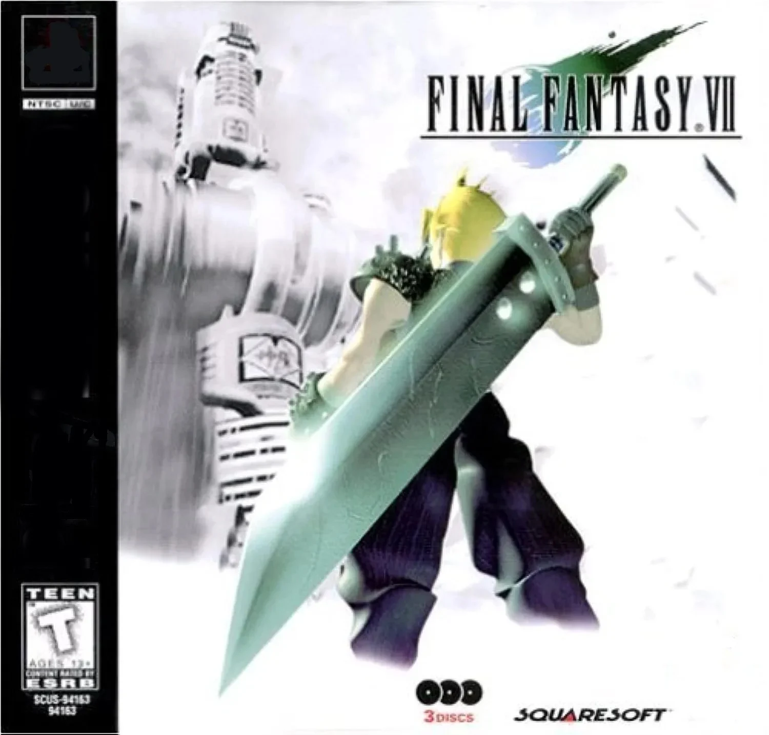 

PS1 Copy Game Disc Finalfantasy VII With Manual 3 Discs Unlock Console Station1 Retro Optical Driver Video Game Parts