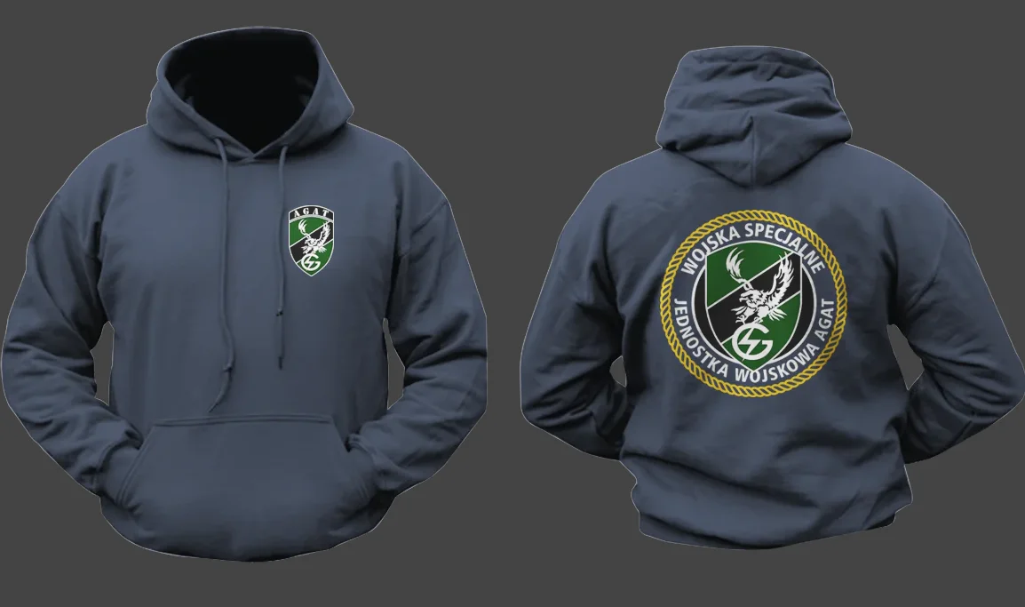 JW AGAT Polish Special Forces Military Hoodie Sweatshirt
