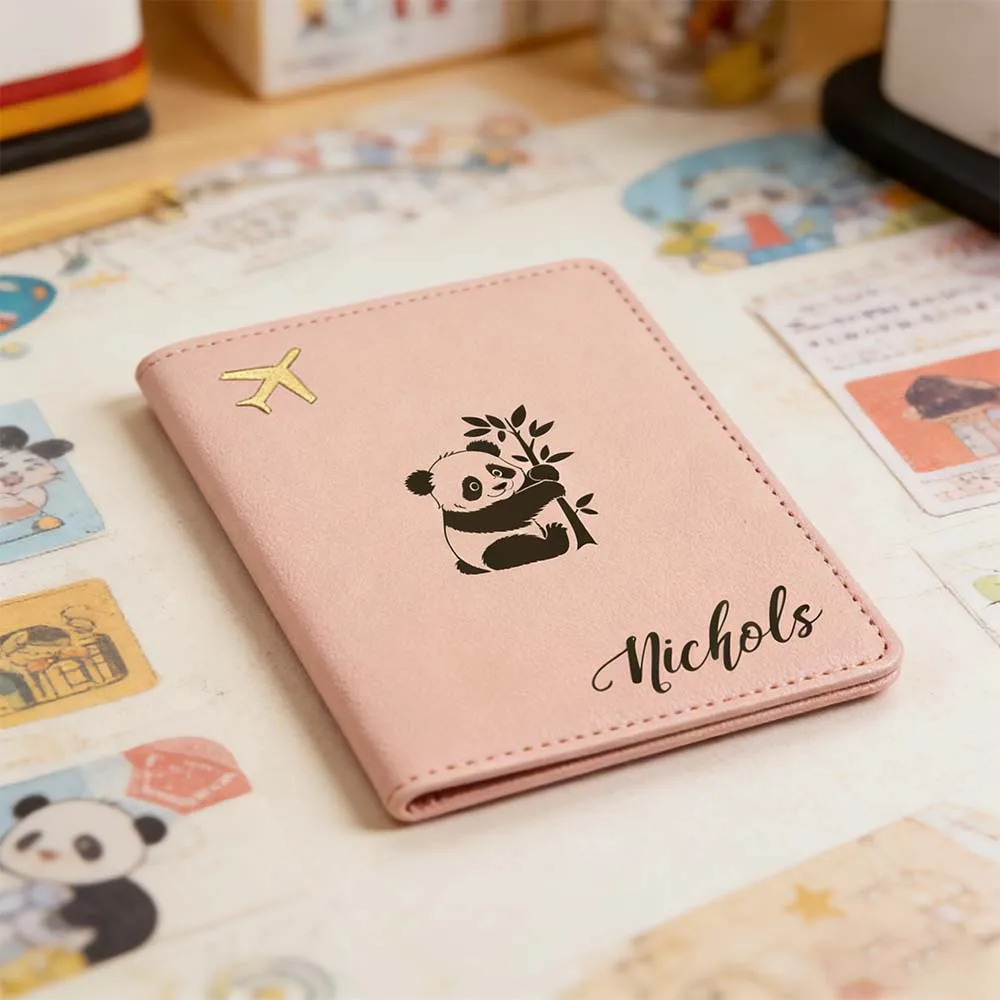 

1 шт. Персонализированная обложка для паспорта с именем, подарок на День Благодарения, кожаная обложка для паспорта для мужчин, современный стиль