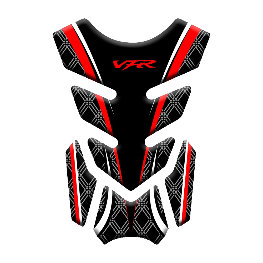 3D Resin Motorcycle Tank Pad Protector Sticker Case for Honda VFR VFR400 VFR800 X/F VFR1200F