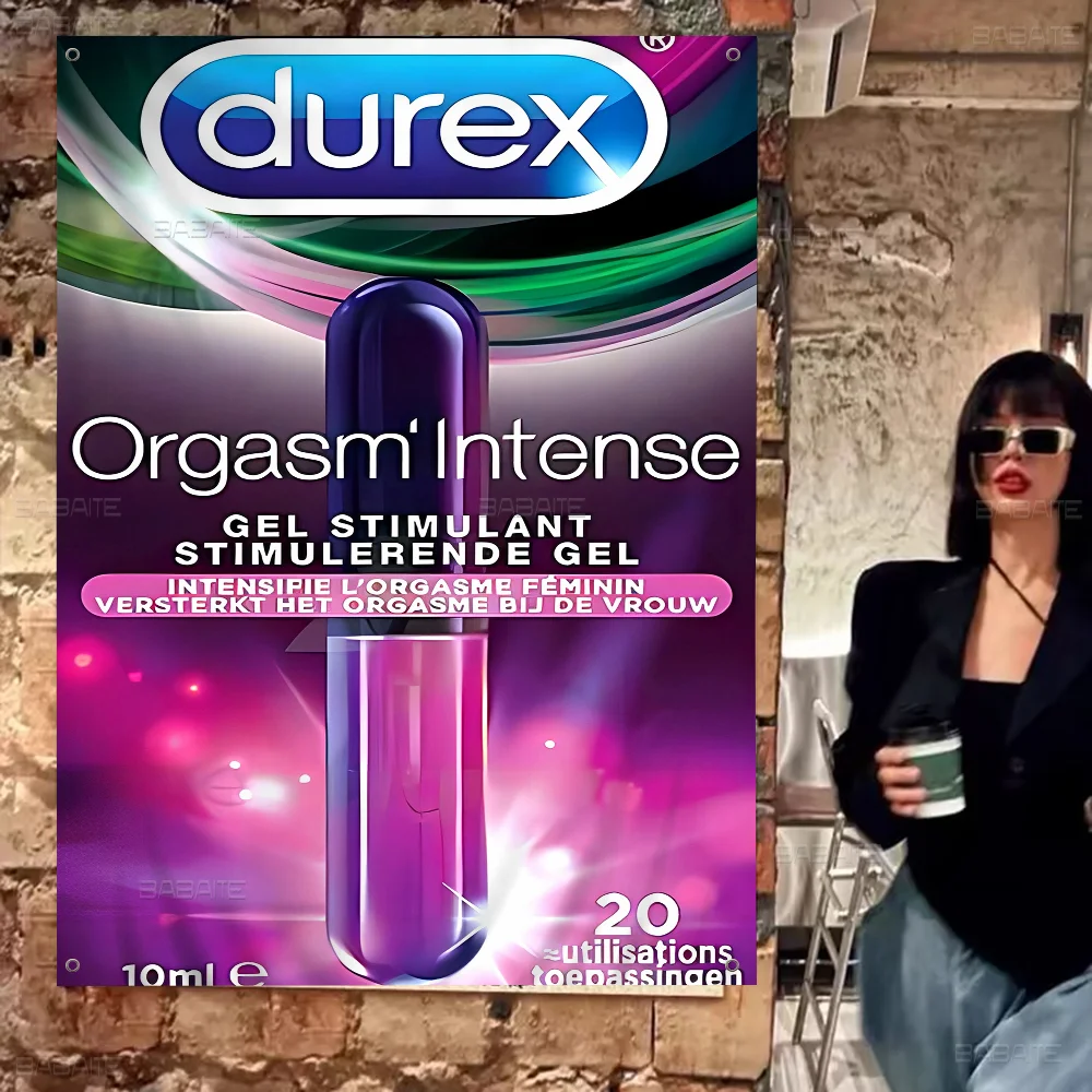 Sexy Condom Brand D-Durexes DIY Flag For Family Group Photo Living Room Home Dorm Decor Wall Art Decor Banner