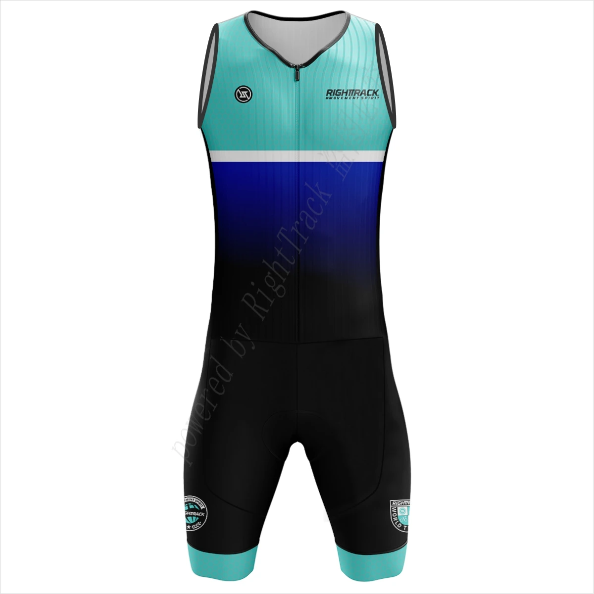 ProRaces Triathlon Trisuit Sleeveless Training Clothing Colorful Skinsuit RIGHTTRACK Swimming Cycling Running Skating Apparel