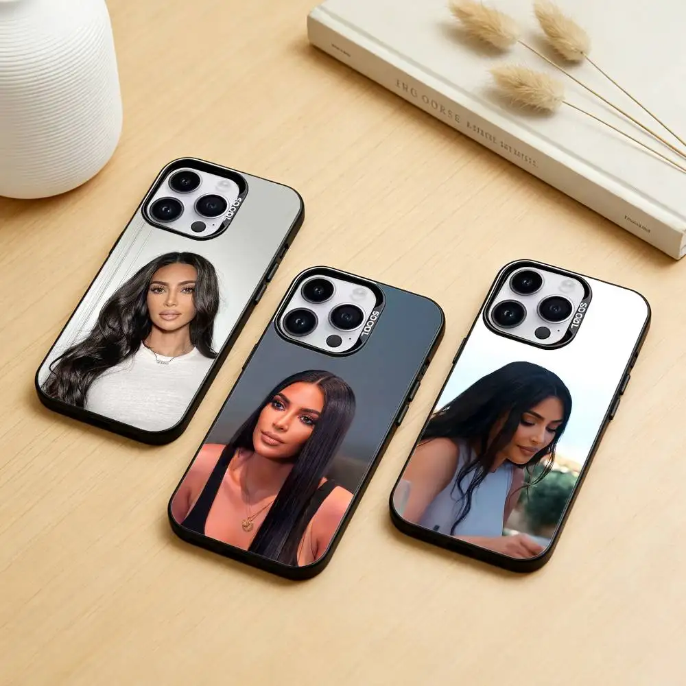 

K-Kim Kardashian M-Memes Phone Case For iPhone 17,16,15,14,13,12,11,Pro Max,Plus Candy Silver Cover