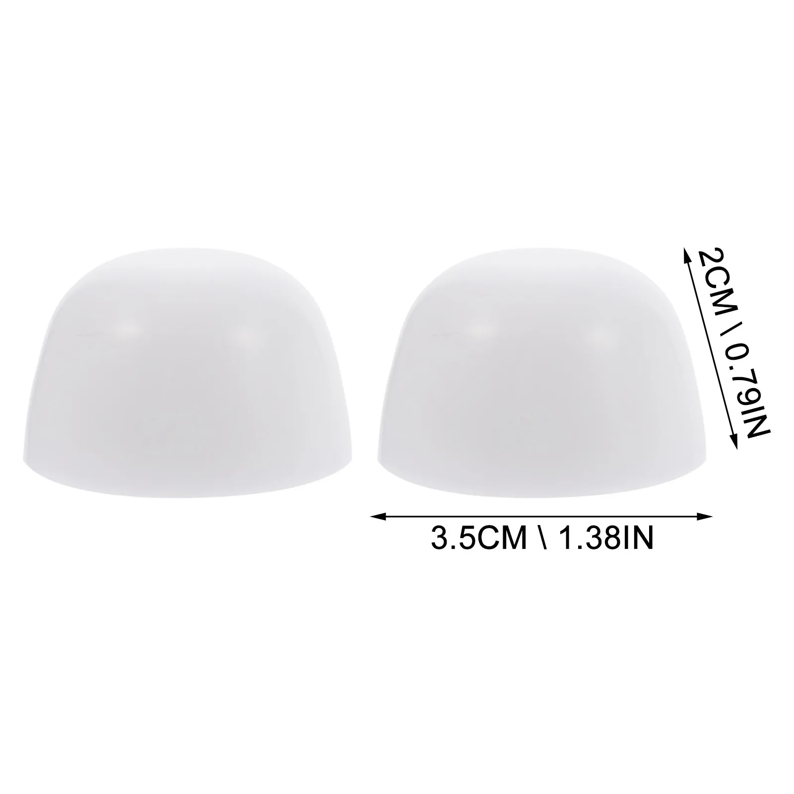 4Pair Plastic Toilet Bolt Cover Universal Closestool Bolt Installation Accessories Economical Replacement Caps