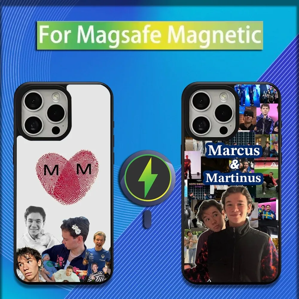 Singer M-Marcus Martinus Music Phone Case For iPhone 16,15,14,13,12,11,Plus,Pro,Max,Mini Magsafe Magnetic Wireless Charging