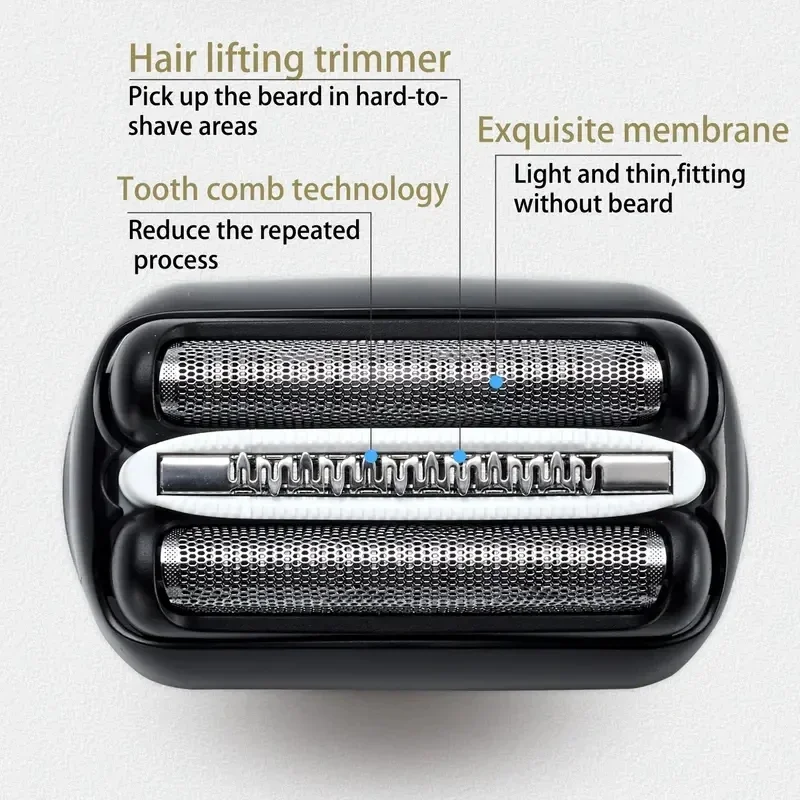 لسلسلة براون 3 32B 32S 21B ماكينة حلاقة كهربائية ملحقات الرأس سكين صافي غشاء 301S 310S 320S 340S 360S 3040S 3010s 3050cc