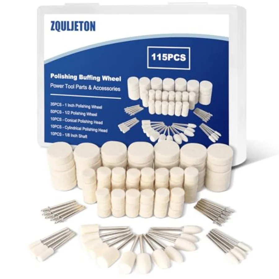 115PCS Polishing Bu…