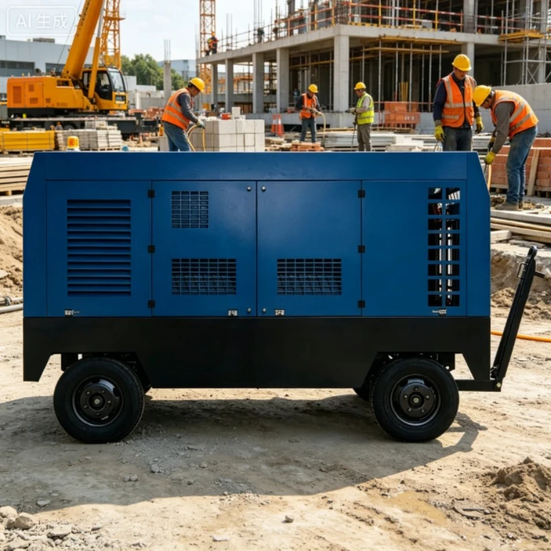 Air Compressor Equipment 210 Diesel Air Compressor for Sale Air Compressor for Industrial Sewing Machine