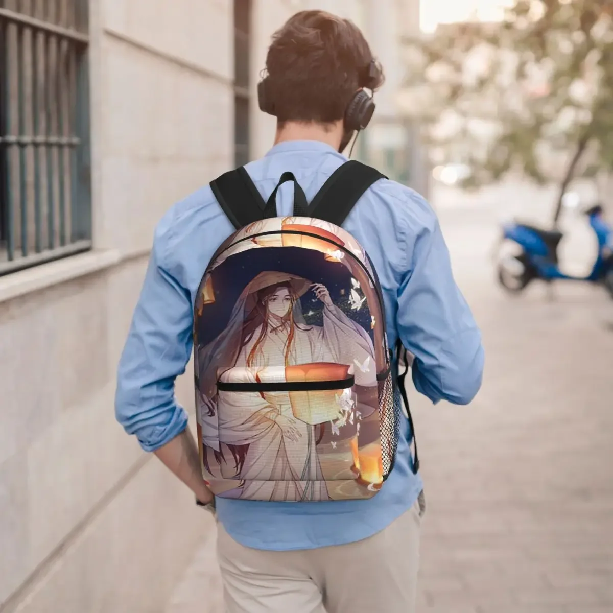 Heaven Official's Blessing Anime Backpack Boys Girls BookBag Children School Bag Computer Shoulder Bags for Men Women