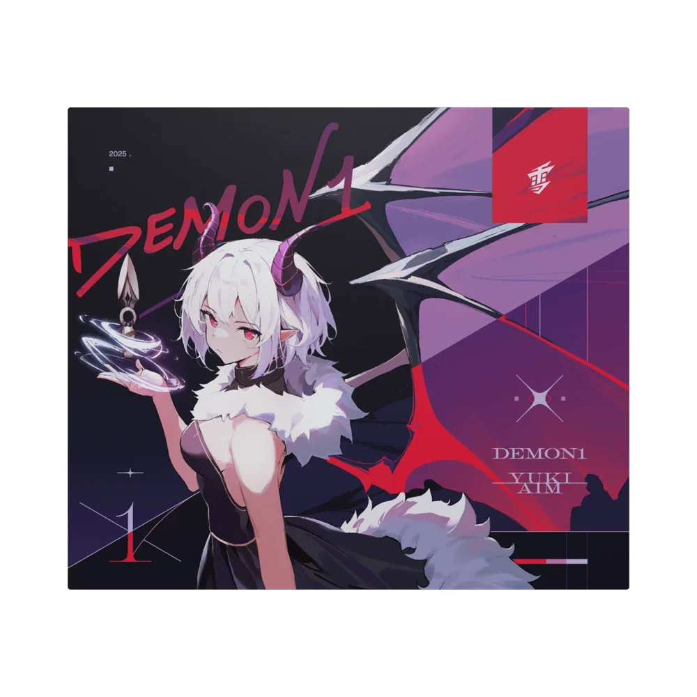 PANPAD Yuki Aim x Demon1 e-sports FPS tempered glass mouse pad 4.0 Coating Optimization (copy)