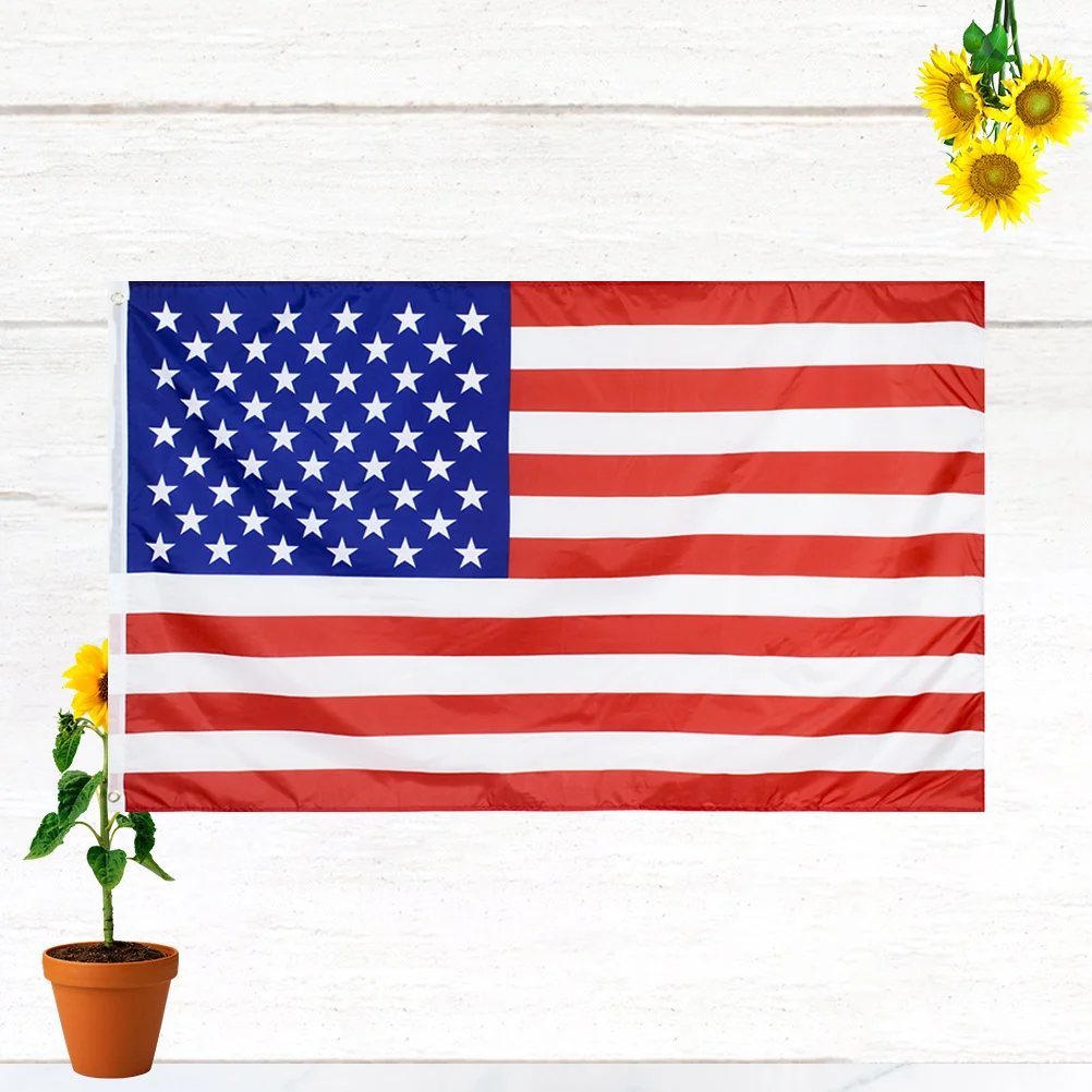 90 X150cm Cheering Flag Parade Country America American Game Event USA National