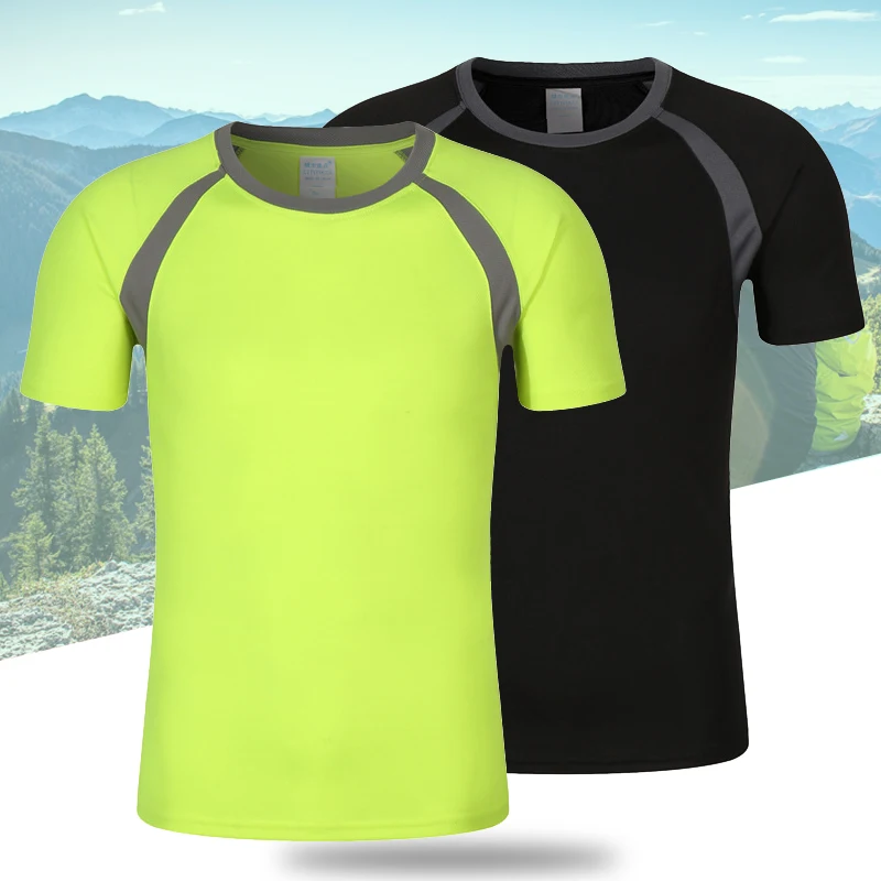 

Быстросохнущие спортивные топы для женщин и мужчин, Спортивная быстросохнущая футболка для бега, с коротким рукавом, для велоспорта, фитнеса, тренажерного зала, футбольная рубашка