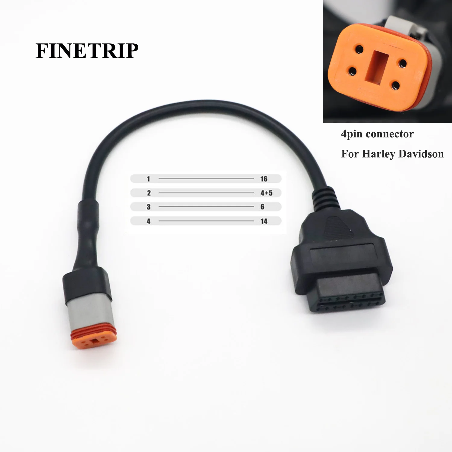 Motorfiets OBD2 Kabel Voor Honda/Suzuki Voor YAMAHA Voor KYMCO Voor BMW Voor Ducadi Voor KTM Motor Diagnostiek Connector adapter
