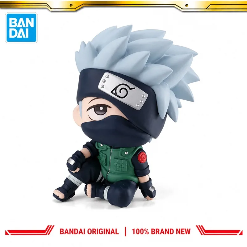 In Stock Bandai Original Megahouse Look Up Naruto Hatake Kakashi Action Figure Model Doll Brand New Boxed Anime Characters Toys