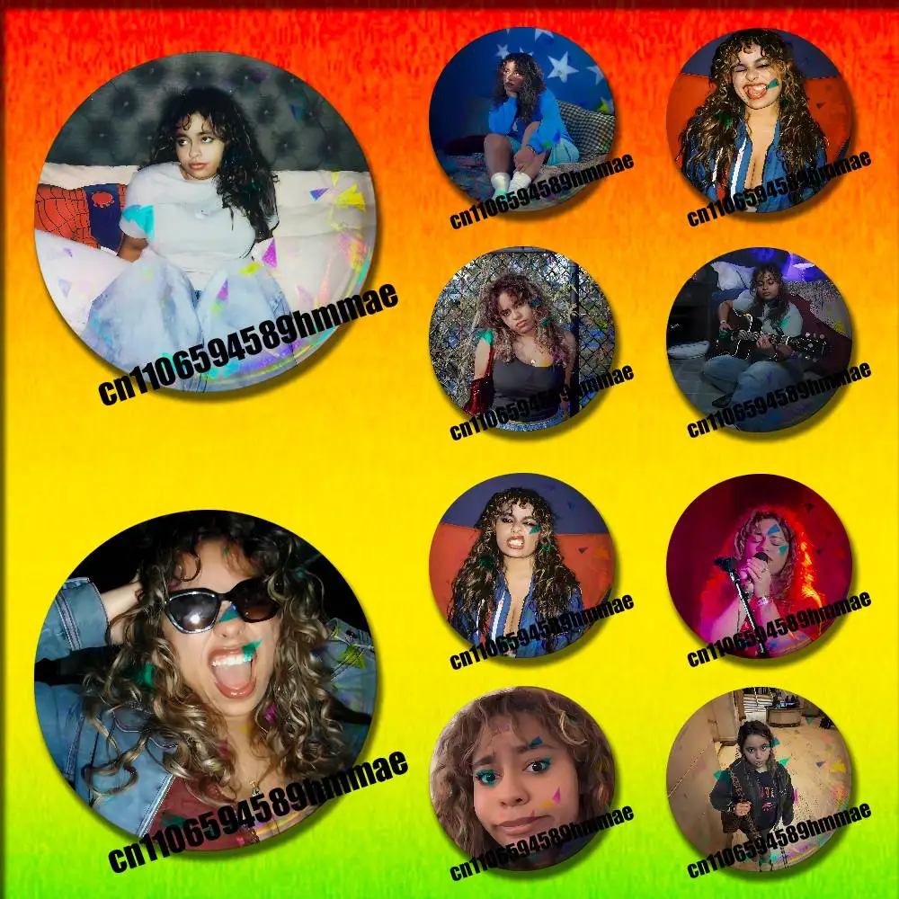 

For B-Bella Kay iloveitiloveitiloveit Emblem Round Pins Insignia Badge Cover Brooch Button Hats Decoration 32mm