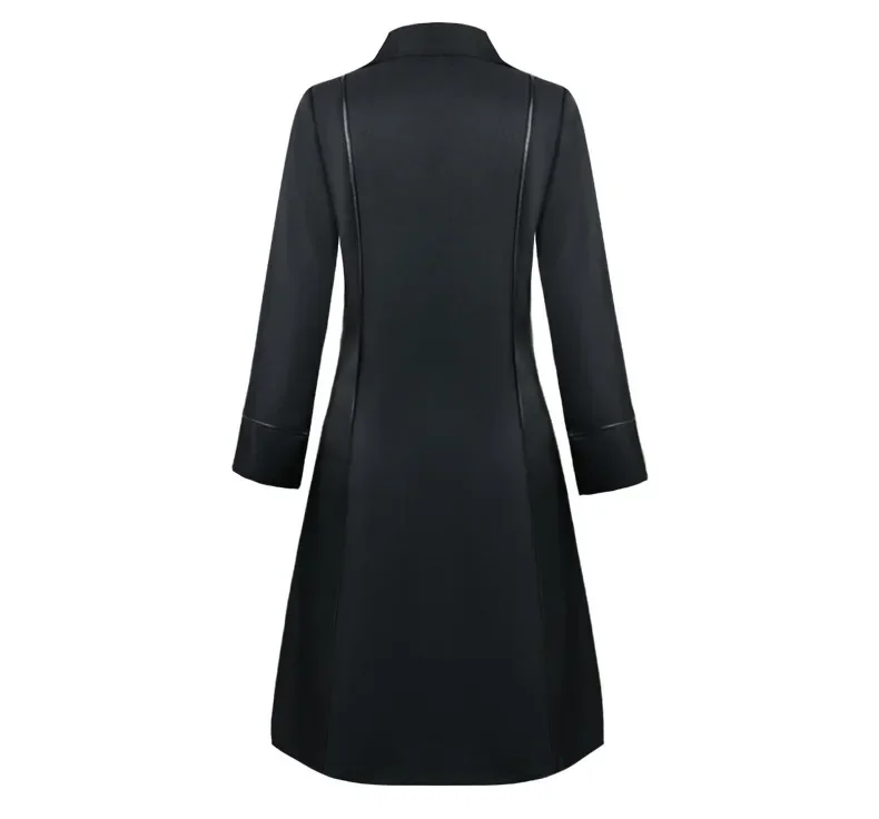 New Medieval Three-Breasted Lace Irregular Coat For Women