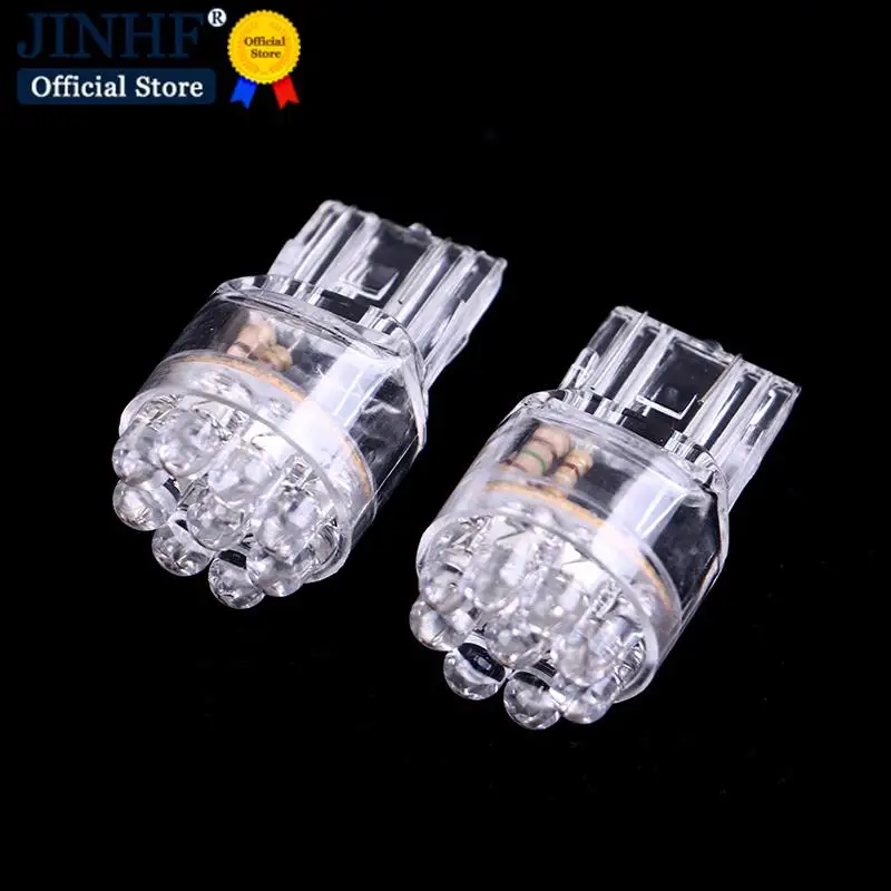 2Pcs/pack DC 12V T20 7443 7440 9LED Car Brake Light Bulb Auto Stop Turn Signal Light Lamp Auto Car Signal Light Lamp LED Bulbs