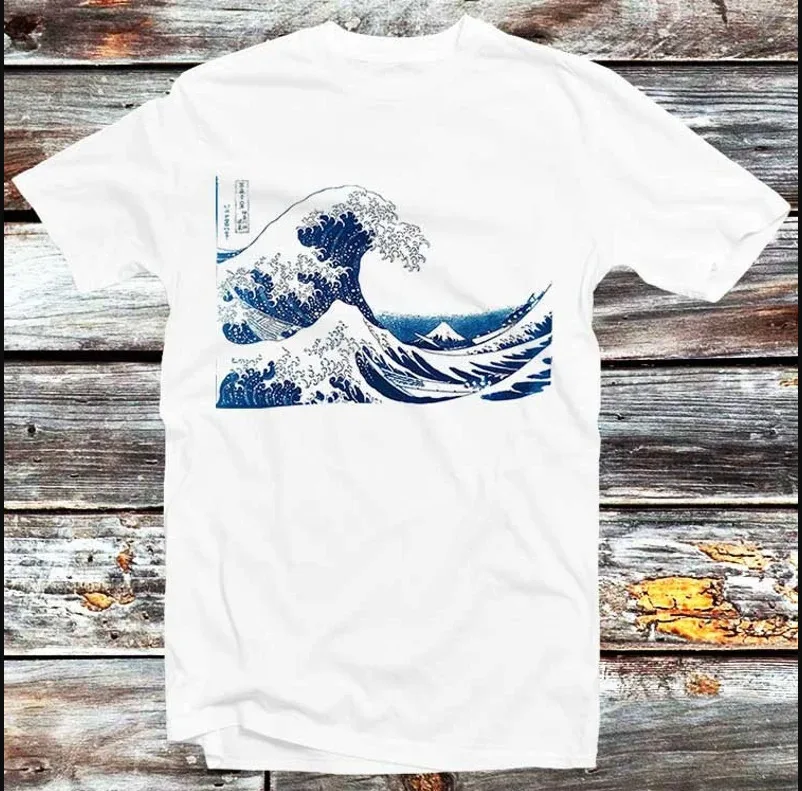 The Great Ramen off Kanagawa Under a Wave T shirt