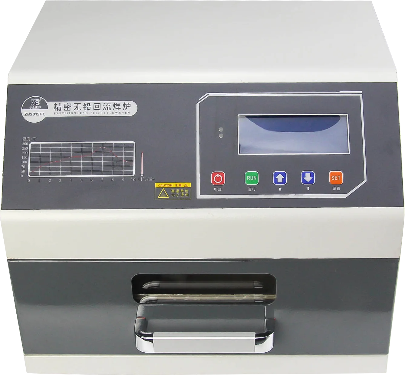 เตาอบรีโฟลว์แบบลิ้นชักซีรีส์ ZB, เครื่องบัดกรีแบบหมุนเวียนลมร้อน, เตาอบรีโฟลว์แบบตั้งโต๊ะสำหรับประกอบแผงวงจรพิมพ์