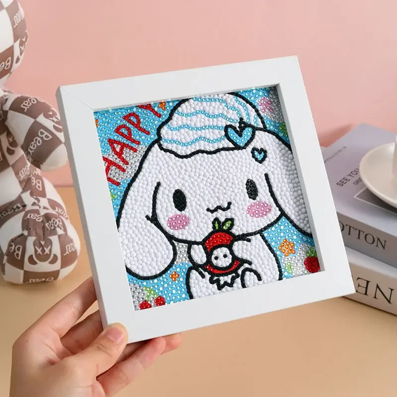 Sanrio 5D Diamond Painting Kuromi Cinnamoroll DIY Handmade Kit Is Full of Diamonds Cross Stitch for Children\'s Home Decor Gift