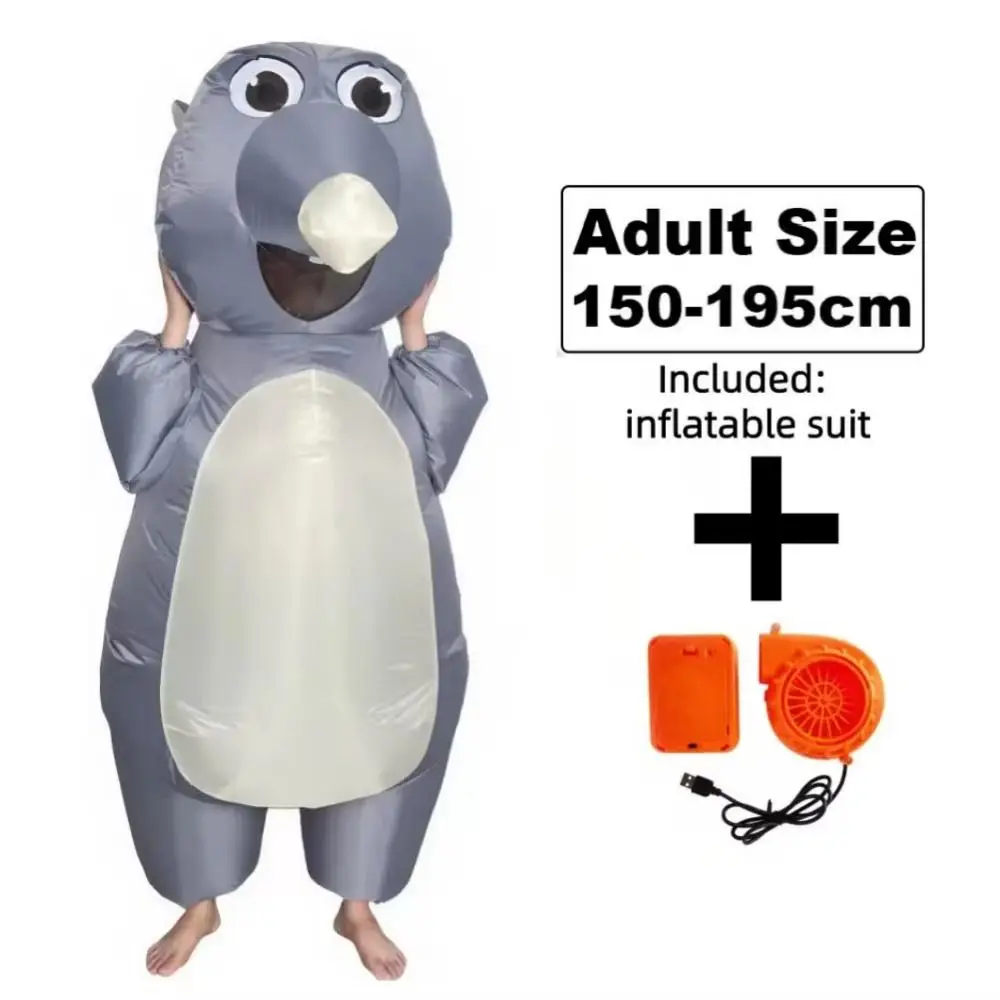 Déguisement Gonflable Souris Grise Adulte – photo 1