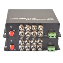 5MP HD Video over Fiber Optic Converters FCSinglemode 20Km,Compatible 1080P 960P 720P for 5 Megapixel 2MP TVI CVI AHD HD Cameras