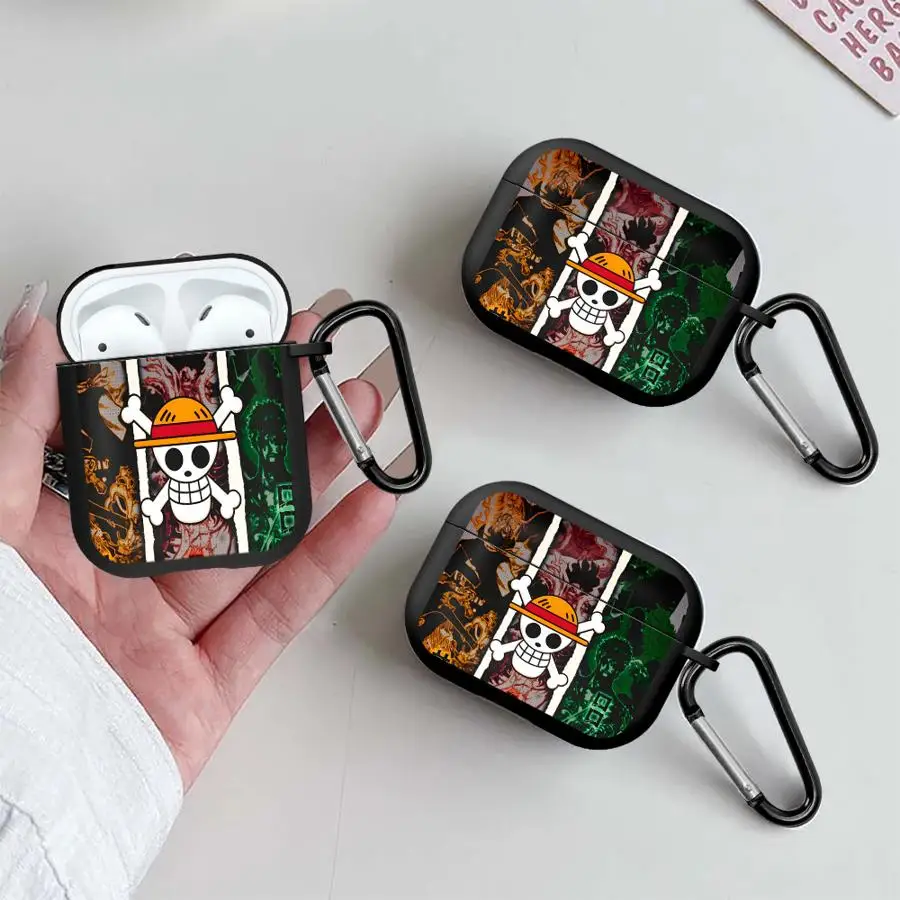 One Piece D. Luffy Classic Character Kopfhörerhüllen Schutzhülle für Airpods 3 Pro3 Pro 2 4 1 Pro2
