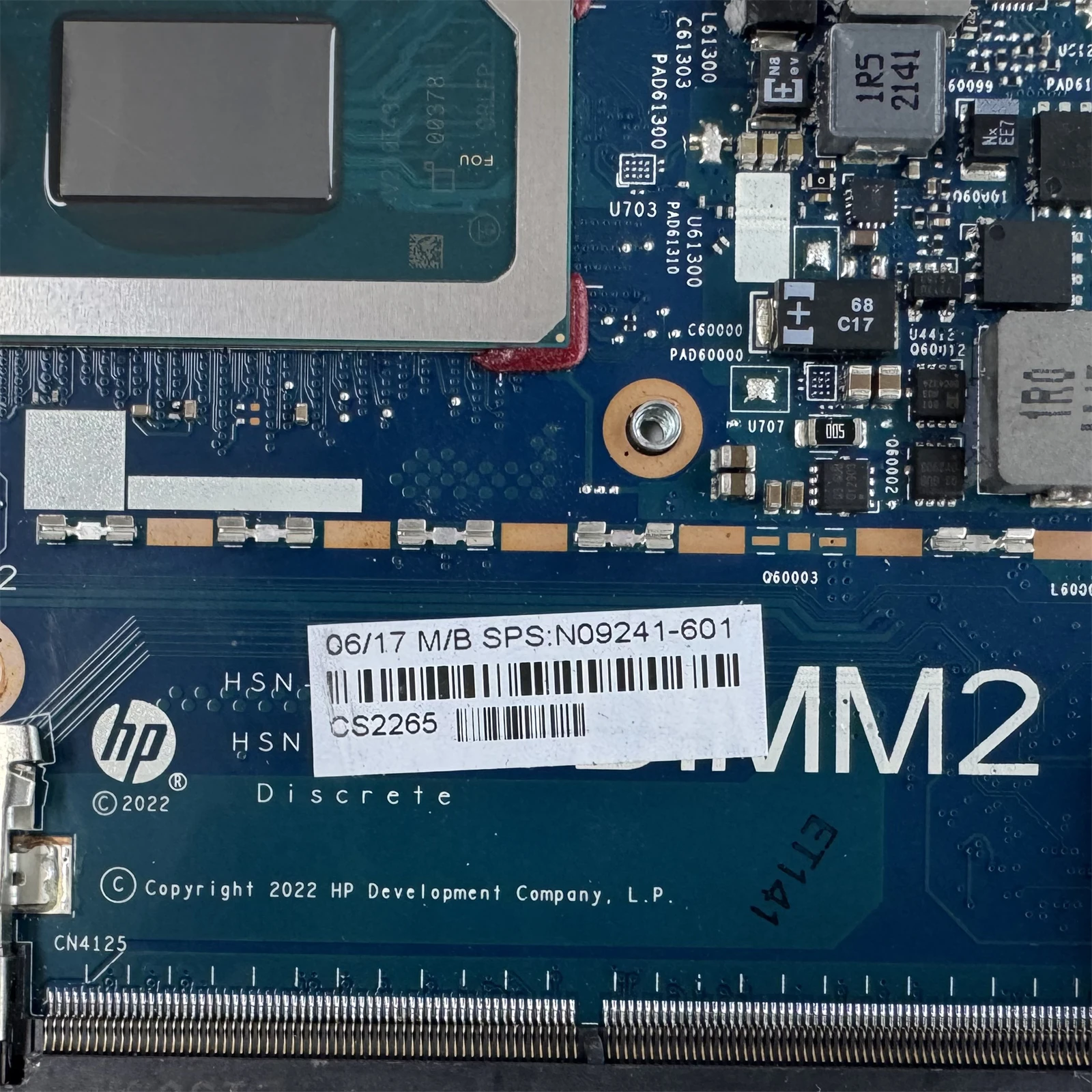 Used For HP ZBook Firefly 14 G9 6050A3310001-MB N09241-601 main board