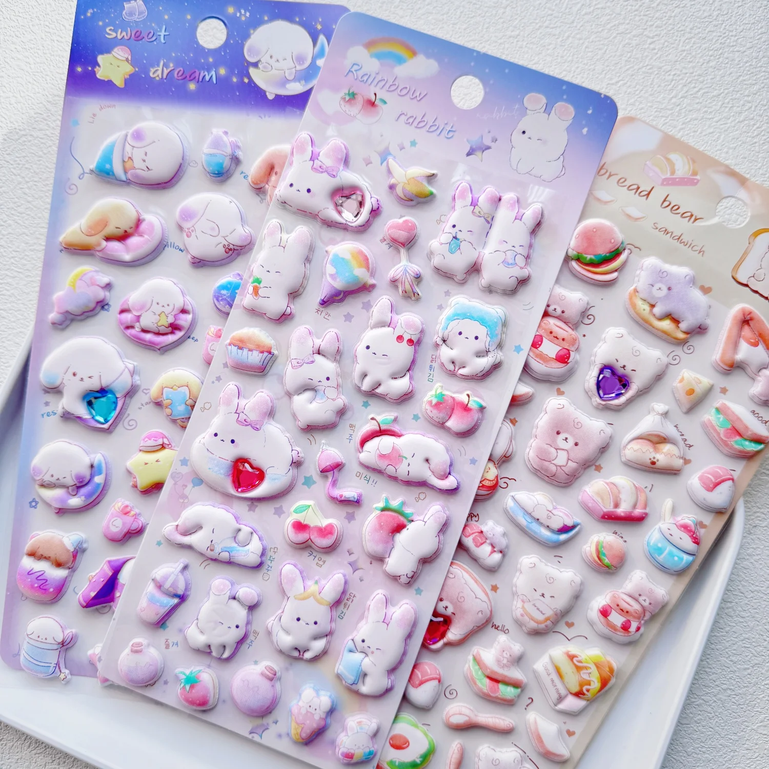 

Кавайные животные в Dreamland, мультяшная 3D пухлая наклейка из пенопласта, скрапбукинг, сделай сам, журнал, канцелярские принадлежности, наклейка, милый декор, школьные принадлежности