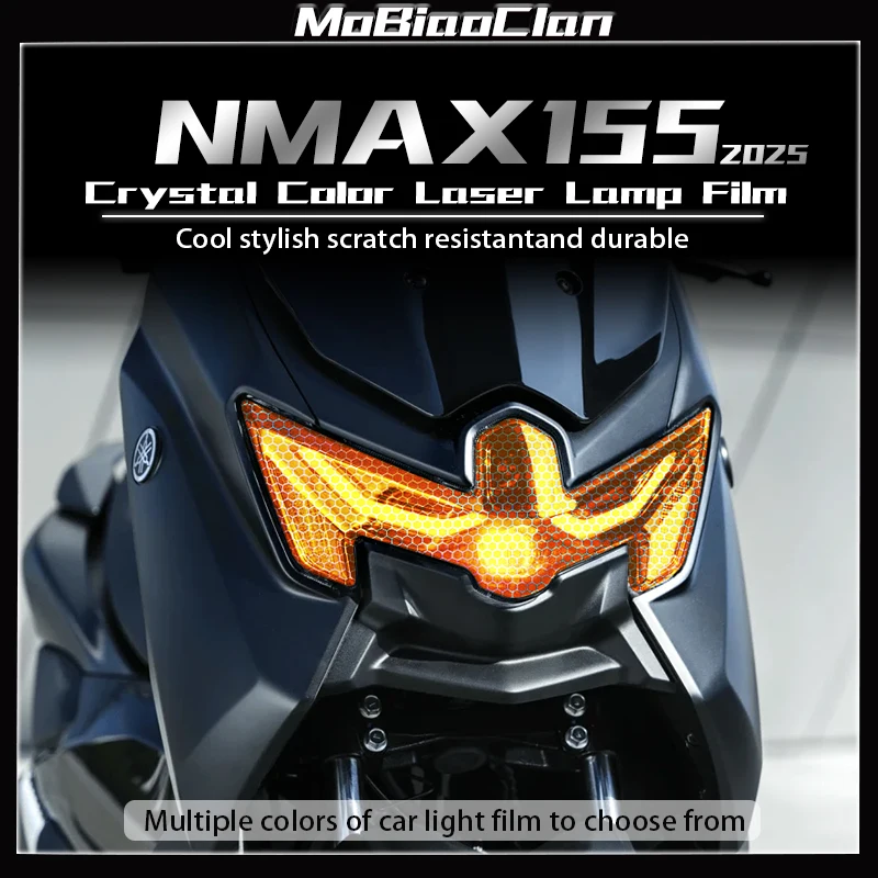 

For Yamaha NMAX 155 NMAX155 nmax155 2025 Motorcycle Headlight Film Taillight Honeycomb Laser Protection Film Accessories